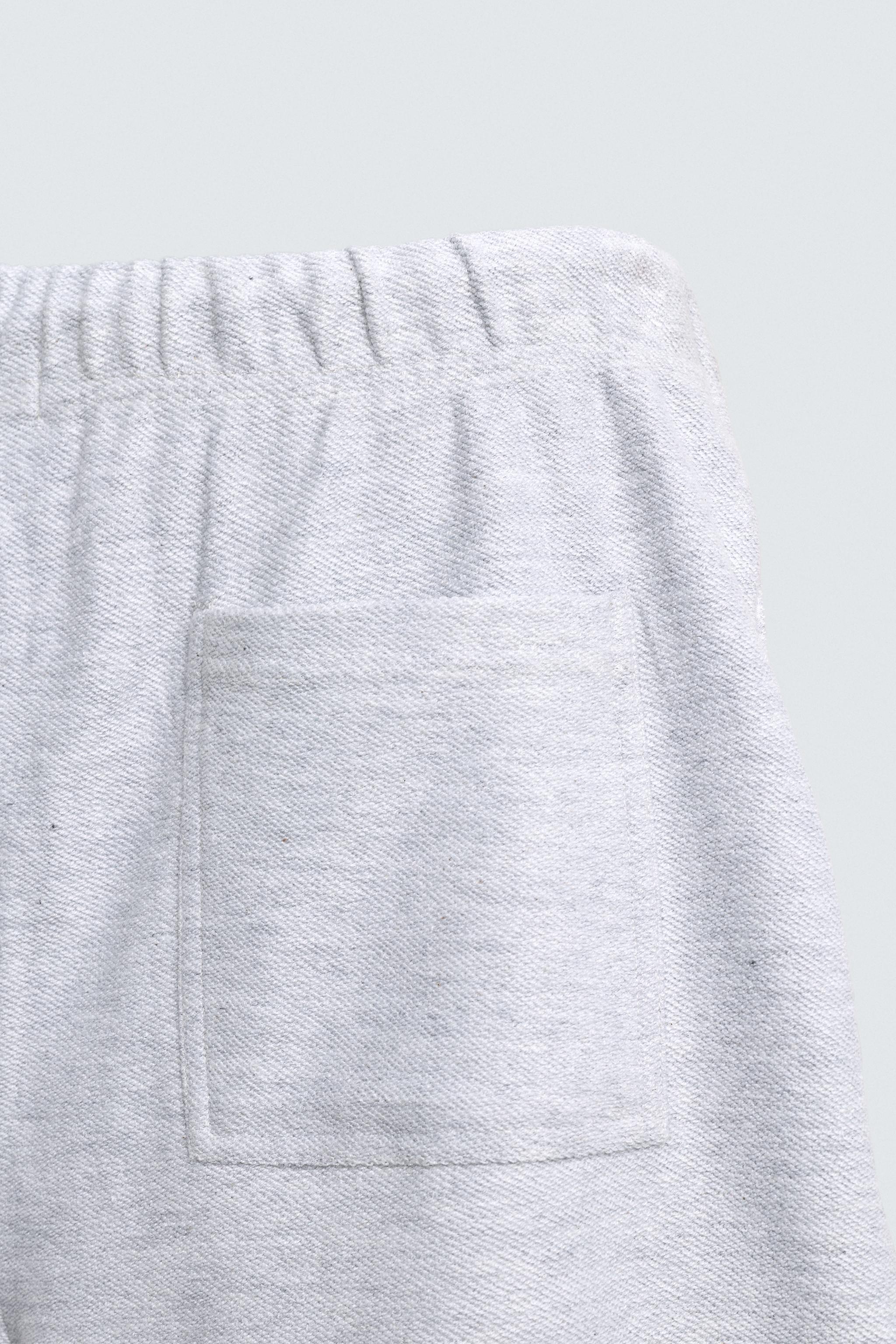 TEXTURED RELAXED FIT JOGGER SHORTS